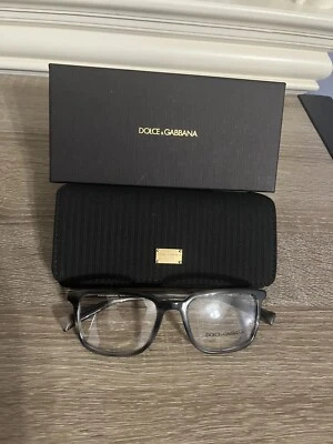 Dolce & Gabbana Eyeglasses Frames DG3304 3199 Gray Tortoise Square 52-19-145 - Image 1 of 4