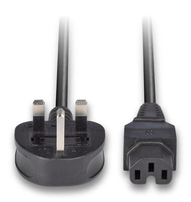 Stecker für CrockPot Schongarer Netzteil Adapter Kabel Netzkabel Leitung C15 UK - Bild 1 von 2