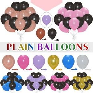 "GLOBOS LISOS Látex Helio 10-100 piezas Qulity 10" Globos Cumpleaños Decoración de Boda - Imagen 1 de 66