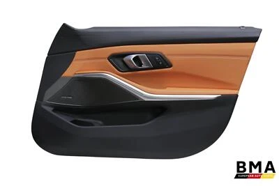 Panel de puerta de cuero naranja kyalami delantero derecho BMW M3 G80 2021-2024 OEM Foto 1 de 4