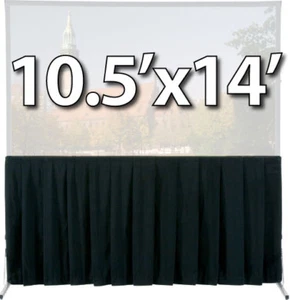 DA-LITE 36738 - SKIRT DRAPERY FOR 10.5x14 FAST-FOLD DELUXE SCREEN SYSTEM - Picture 1 of 2