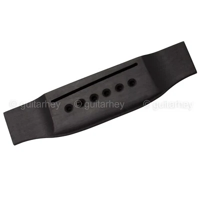 NEW Martin-Style Replacement Acoustic Guitar Bridge Made in Japan, GENUINE EBONY - Image 1 of 3
