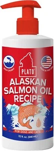 Wild Alaskan Salmon Oil Kibble Topper - Boost Dog Food with Omega 3 & 6 Fatty... - Picture 1 of 7