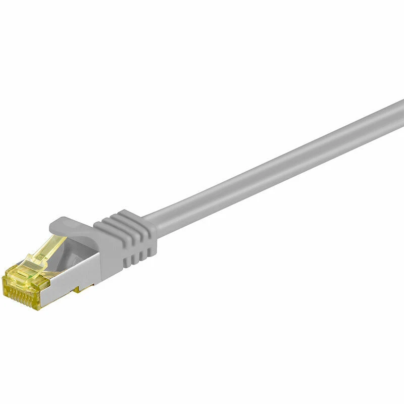 Goobay 95652-5 0.25m CAT-7 Patchkabel (RJ-45) - Grau