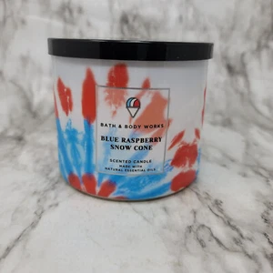 Bath & Body Works Blue Raspberry Snow Cone 3-Wick Candle - Picture 1 of 3