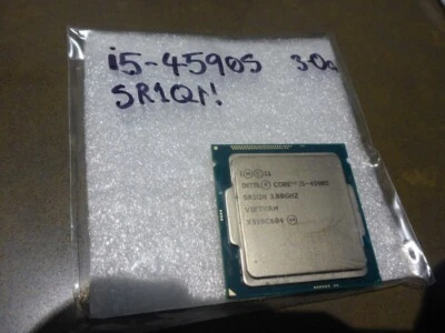 INTEL Core i5-4590S 3.0Ghz SR1QN DESKTOP PC COMPUTER CPU, SOCKET LGA1150 TESTED - Image 1 of 3