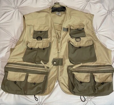 Field & Stream Fishing Vest Mens XLarge Khaki Multipocket Outdoors XL - Image 1 of 4
