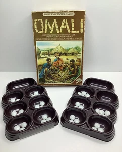 Rare Vintage 1975 Brief Encounters Games Omali African Mancala Game - Picture 1 of 6