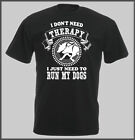 Sled Dog Spirit T Shirt Funny I Dont Need Therapy Need To Run My Dogs Canicross