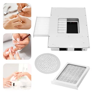Herramienta colectora de polvo de uñas eléctrica invisible profesional de 100 W con 4 ventiladores turbo - Imagen 1 de 21