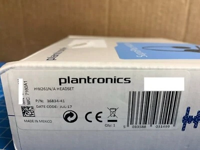 Plantronics SupraPlus Headset Wideband HW261N/A Headset / 36834-41_0.2_5 - Bild 1 von 4