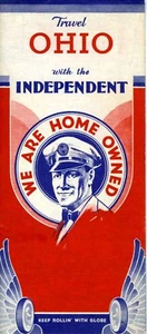 1938 Globe Oil Road Map: Ohio NOS - Picture 1 of 1