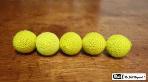 Crochet 5 Ball combo Set (1"/Yellow) by Mr. Magic - Trick - Picture 1 of 1