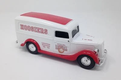 Indiana Hoosiers LIMITED EDITION Ertl Ford Panel Van DIECAST Bank - Image 1 of 4