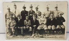 1912 Elizabeth Town Pa Baseball Champions Rppc Post Card Lancaster Pa