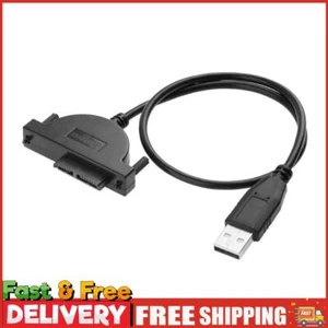 USB 2.0 to Mini SATA 7+6 13Pin Adapter Cable for Laptop CD/DVD ROM Drive - Afbeelding 1 van 11
