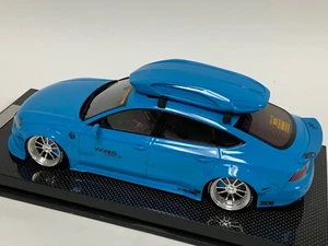 Modelos 1/18 AB Audi A7 Liberty walk LB Performance Baby Azul Carbono Base 5 piezas - Imagen 1 de 10