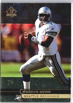 1998 SP Authentic  Warren Moon  Seattle Seahawks #116 - Image 1 of 2