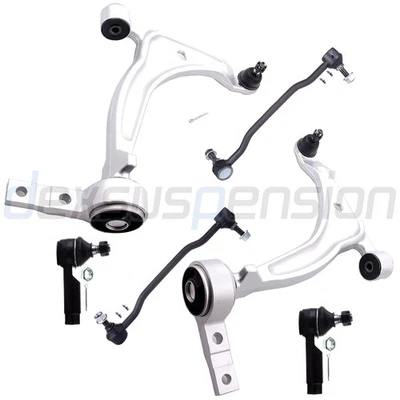 6x For 2002-2008 Nissan Maxima Front Lower Control Arm Outer Tie Rod End Linkage Foto 1 de 4