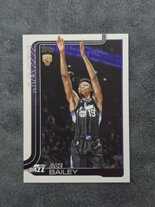 Base de baloncesto Ace Bailey RC 2025-26 Topps Utah Jazz  - Imagen 1 de 2
