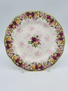 Royal Albert Old Country Roses Peach Damask 8" Salad Plate 2002 Discontinued - Picture 1 of 7
