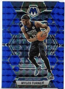 2022-23 Panini Mosaic Myles Turner Blue Mosaic Prizm #/199 Indiana Pacers #36 - Picture 1 of 2