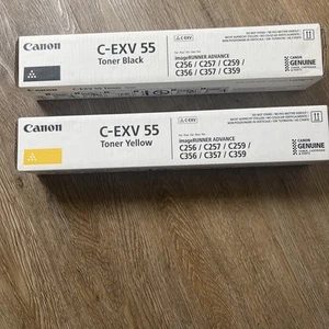 Canon C-EXV 55 C256/C257/C356/C357 toner Black & Yellow - Photo 1/1