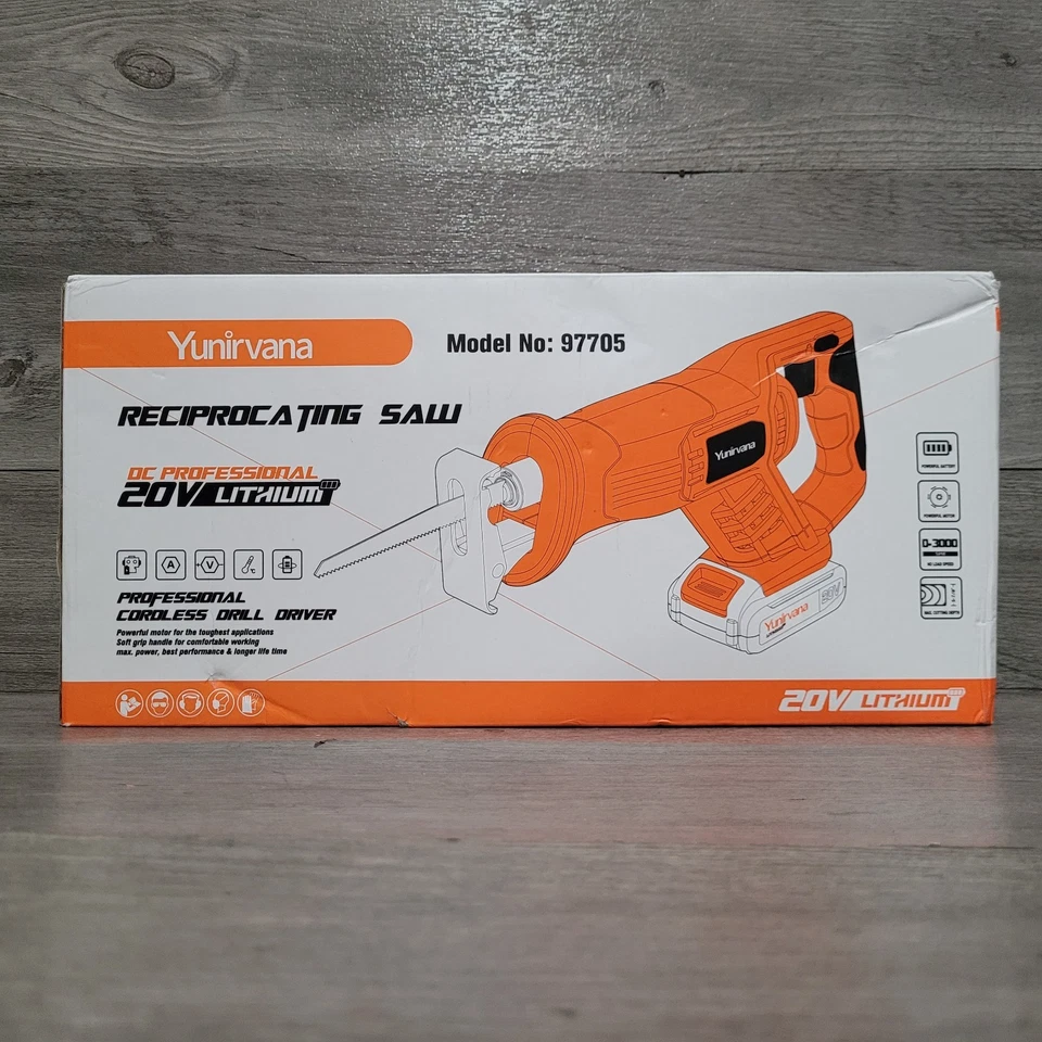 Yunirvana Reciprocating Saw 97705 20v Cordless (Battery Included) - Image 1 of 3