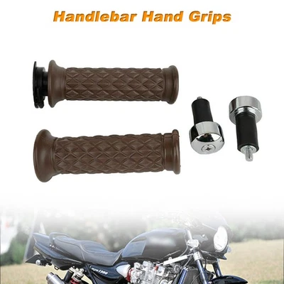 22mm Handlebar Hand Grips Fit For Yamaha SR400 Final Edition Limited Foto 1 de 4
