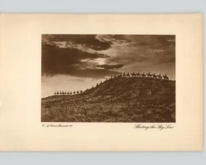 Wanamaker/Dixon "Skirting the Sky-Line" 1913 Photogravure "The Vanishing Race" - Picture 1 of 2