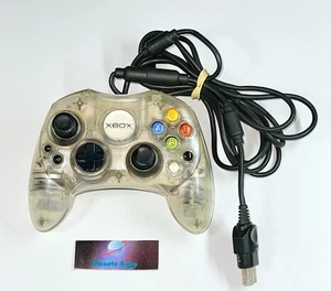 Manette Filaire - Xbox Translucide 1ere Génération PAL Microsoft Fonctionnelle - Foto 1 di 8