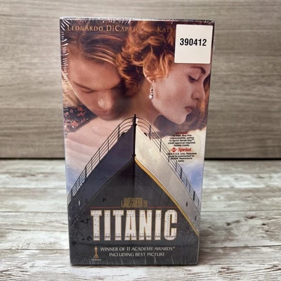 Titanic NEW SEALED VHS Set (2 Tapes) Paramount Pictures (1998) - Image 1 of 4