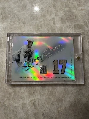 2001 Topps Tribute Patch Relic Dizzy Dean Authentic Game-Worn Uniform #RJDD Card - Image 1 of 4