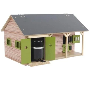 KIDS GLOBE Horse Stable with 2 Boxes - 1:32 Scale - V050249 - FARM TOY BUILDING - Picture 1 of 4