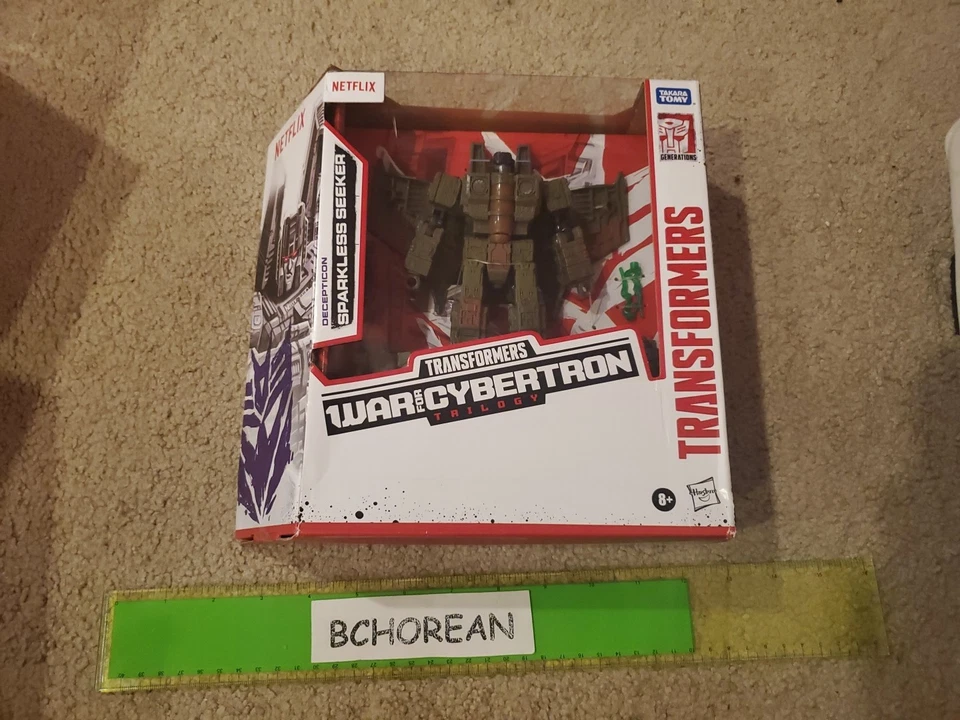 Transformers War For Cybertron Netflix Kingdom Voyager Class Sparkless Seeker Foto 1 de 1