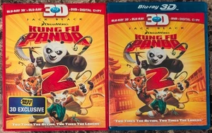 Kung Fu Panda 2 3D Blu-ray DVD Digital Copy, 2011, 3-Disc Set w Slipcover - Picture 1 of 1