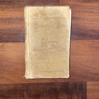 BEAUTIFUL JOE by Marshall Saunders-Rare Book 1897 Phoenix Edition Tan Decor - Imagem 1 de 4