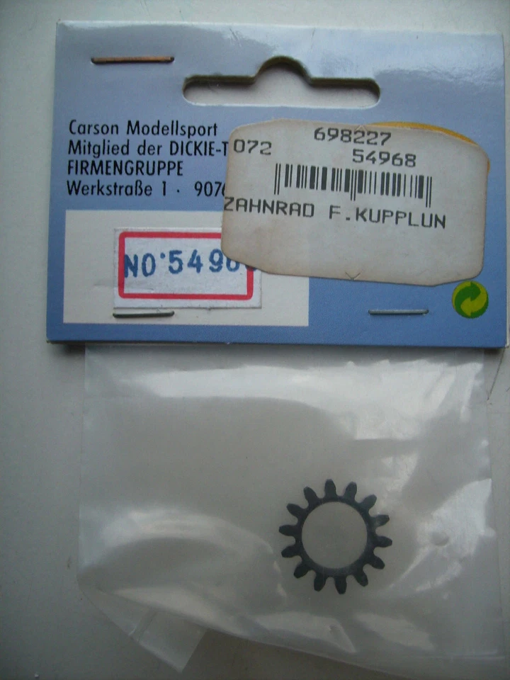 Carson 54968 Zahnrad für Kupplung 14 Zähne  - Bild 1 von 1