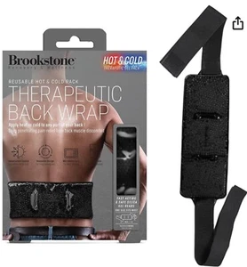 Gel , Back Ice Wrap with Support Belt for Pain Relief, Flexible Hot Cold Therapy - Picture 1 of 4