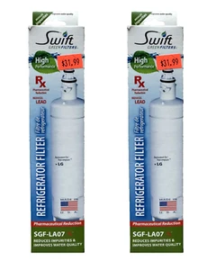 (Confezione da 2) Swift Green Filtri Ricambio Filtro Acqua Frigorifero SGF-LA07 - Foto 1 di 3