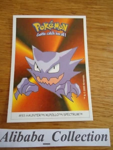 POKEMON dunkin boomer trading card sticker 2000 Carte # 93 ALPOLLO SPECTRUM - Picture 1 of 1
