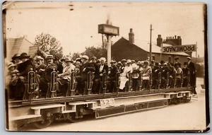 RPPC Blackpool United Kingdom c1910s Open Top Tram Circular Tour  - Bild 1 von 2