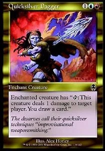 *MRM* ENGLISH 4x Dague de Vif-argent / Quicksilver Dagger MTG APC - Picture 1 of 1