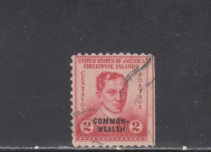 US - PHILIPPINE : 1938-40 - USED - SCOTT # 433 OVERPRINTED - Picture 1 of 1