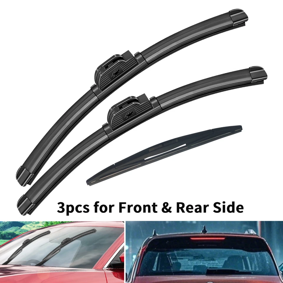 Juyioudy 26"17"14" Front Rear Wiper Blades Fit for 2019-2015 Subaru Legacy, 3pc - Image 1 of 3