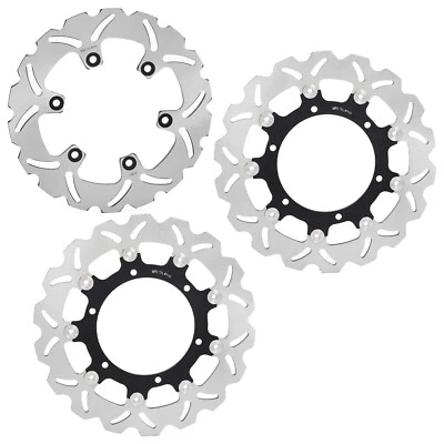 per YAMAHA Dischi Freno Posteriori Anteriori XTZ 660 TENERE 08-13 TDM900 02-14 - Immagine 1 di 4