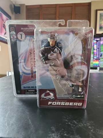 Peter Forsberg McFarlane NHL Action Figure Series 1 Colorado Avalanche Cover