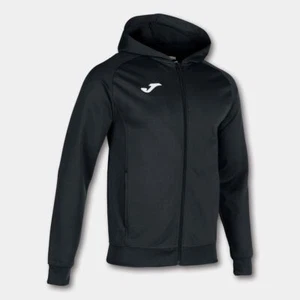 Joma Boys Menfis Hoodie Jacket - Football - Sports - Black - Picture 1 of 3