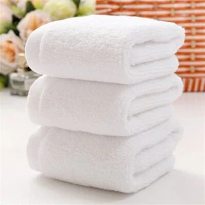 20X Plain Towel Coth Budget Face Washer Wipe Cotton Washclothes Bulk 30x30cm - Picture 1 of 5