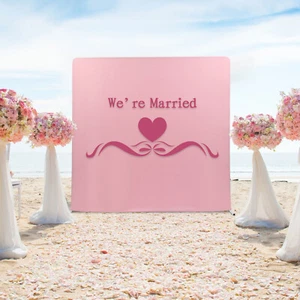 Wedding Backdrop Stand Metal Stand Kit Backdrop Decor Stand For Wedding Party - Picture 1 of 24
